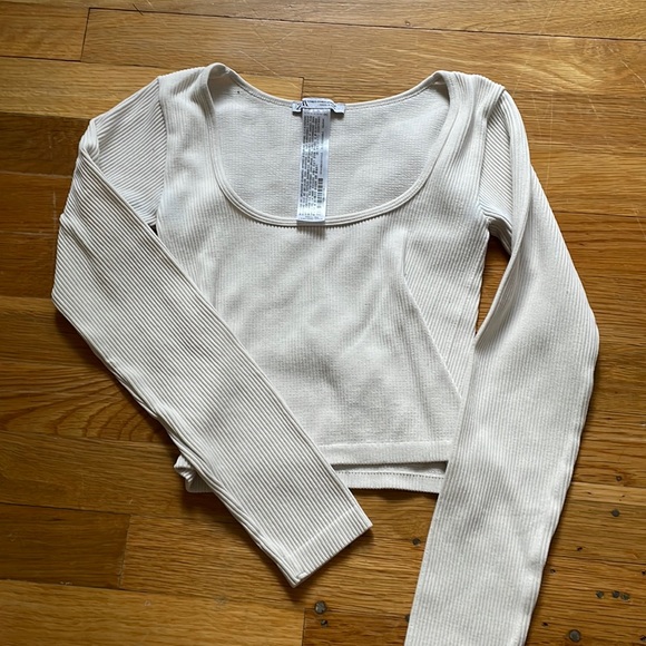 zara long sleeve top xs/s - Picture 1 of 1